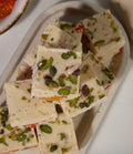 Malai kesar fudge